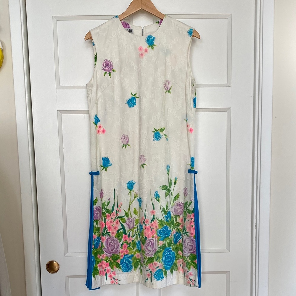 Vintage Honolulu Floral Sleeveless Dress